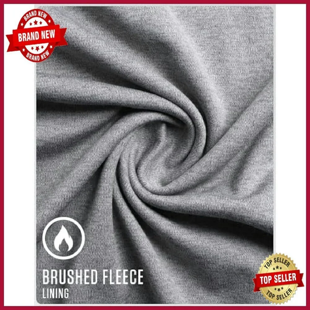 Men's Fleece Lined Thermal Base Layer Set Top & Bottom